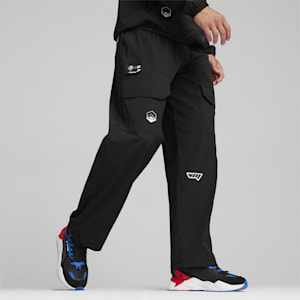 BMW M Motorsport Summer Crew Men's Cargo Pants, PUMA Black, extralarge-IND