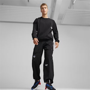 BMW M Motorsport Summer Crew Men's Cargo Pants, PUMA Black, extralarge-IND