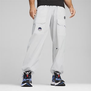 BMW M Motorsport Summer Crew Men's Cargo Pants, Silver Mist, extralarge-IND