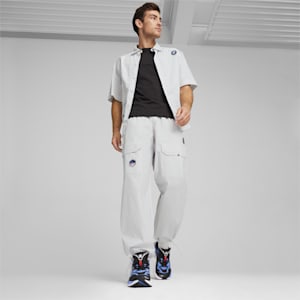 BMW M Motorsport Summer Crew Men's Cargo Pants, Silver Mist, extralarge-IND