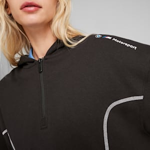 BMW M Motorsport Women's Hooded Sweat Jacket, PUMA Black, extralarge