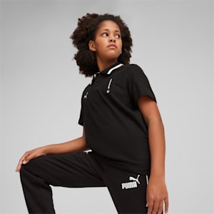 BMW M Motorsport Youth Polo, PUMA Black, extralarge-IND