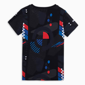 BMW M Motorsport Youth Tee, PUMA Black-AOP, extralarge-IND