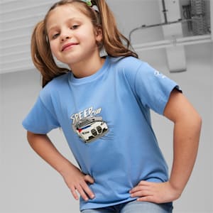 BMW M Motorsport Kids' T-shirt, Blue Skies, extralarge-IND