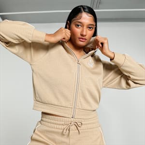 T7 Women's Track Jacket, Prairie Tan, extralarge-IND