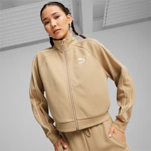 T7 Women's Track Jacket, Prairie Tan, extralarge
