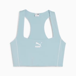 Crop top T7 Femme, Turquoise Surf, extralarge