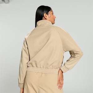 T7 Women's Track Jacket, Prairie Tan, extralarge-IND