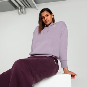 BETTER CLASSICS Women's Relaxed Fit Hoodie, Pale Plum, extralarge-IND