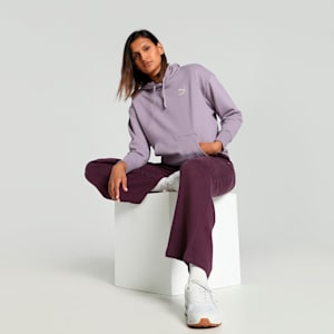 BETTER CLASSICS Women's Relaxed Fit Hoodie, Pale Plum, extralarge-IND