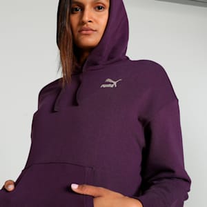 BETTER CLASSICS Women's Relaxed Fit Hoodie, Midnight Plum, extralarge-IND