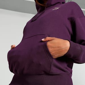 BETTER CLASSICS Women's Relaxed Fit Hoodie, Midnight Plum, extralarge-IND