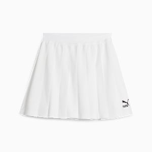 CLASSICS Women's Pleated Skirt, PUMA White, extralarge