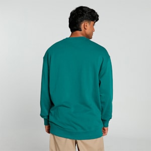 BETTER CLASSICS Relaxed Fit Unisex Sweatshirt, Cold Green, extralarge-IND