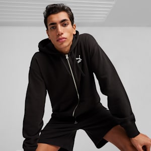 BETTER CLASSICS Full-Zip Unisex Hoodie, PUMA Black, extralarge-IND