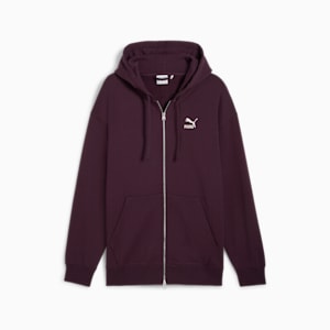 Sudadera con capucha y cremallera para hombre BETTER CLASSICS, Midnight Plum, extralarge