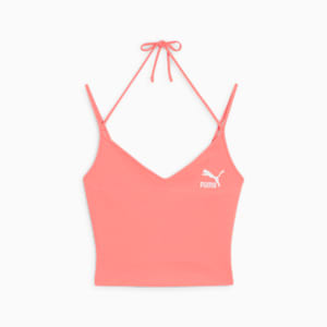 CLASSICS Women's Ribbed Crop Top, Passionfruit, extralarge-IND