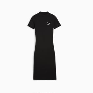 CLASSICS Women's Ribbed Dress, PUMA Black, extralarge-IND