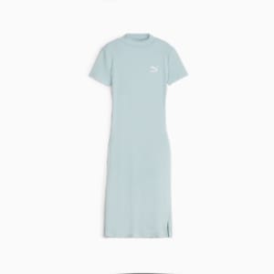 Vestido en rib para mujer CLASSICS, Turquoise Surf, extralarge