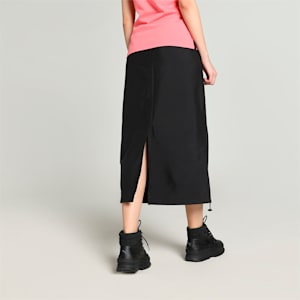 DARE TO Women's Midi Woven Skirt, PUMA Black, extralarge-IND