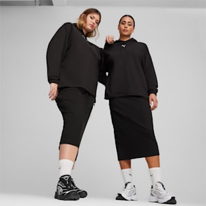 DARE TO Women's Oversized Hoodie, Cheap Jmksport Jordan Outlet Black, extralarge