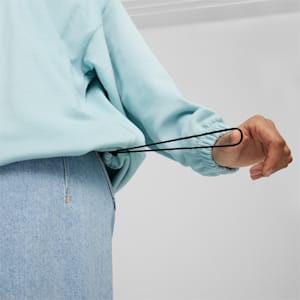 Sudadera con capucha CLASSICS extragrande para mujer, Turquoise Surf, extralarge