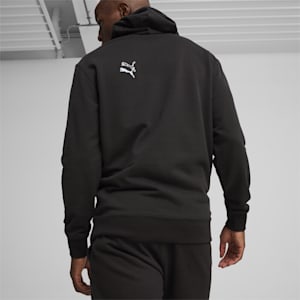 BRAND LOVE Graphic Men's Hoodie, puma Blk Black, extralarge