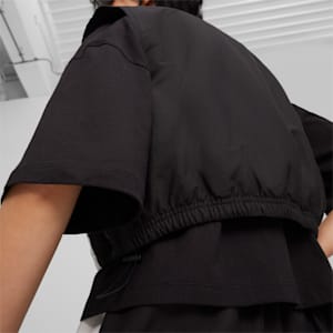 DARE TO Women's Woven Vest, Cheap Jmksport Jordan Outlet Black, extralarge