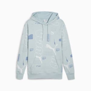 Sudadera Hombre BRAND LOVE, Turquoise Surf-AOP, extralarge