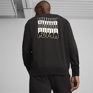 BRAND LOVE Men's Crew-Neck Sweatshirt, PUMA Black, extralarge-IND