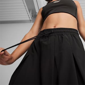 INFUSE Women's Pleated Midi Skirt, Cheap Urlfreeze Jordan Outlet Black, extralarge