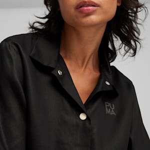 INFUSE Women's Woven Shirt, PUMA Black, extralarge-IND