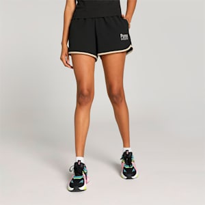 TEAM Women's Shorts, PUMA Black, extralarge-IND
