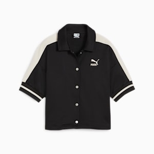 puma mid x Heart Logo Polo, puma mid Black, extralarge