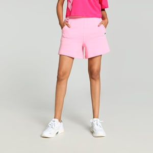 DOWNTOWN Women's High-Waist Shorts, Pink Lilac, extralarge-IND
