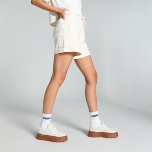 DOWNTOWN Women's High-Waist Shorts, No Color, extralarge-IND