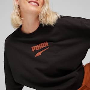 Camiseta holgada para mujer DOWNTOWN, PUMA Black, extralarge