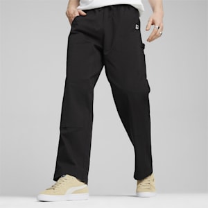 DOWNTOWN Double Knee Men's Pants, PUMA Black, extralarge-IND
