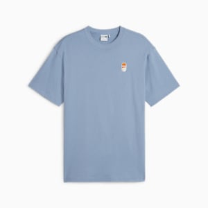 DOWNTOWN 180 Logo Unisex T-shirt, Zen Blue, extralarge-IND
