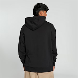 DOWNTOWN 180 Unisex Hoodie, PUMA Black-Espresso Brown, extralarge-IND