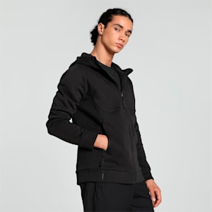 PUMATECH Men's Full-Zip Hoodie, PUMA Black, extralarge-IND