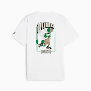For the Fanbase PUMA TEAM Men's Graphic Tee, PUMA White, extralarge