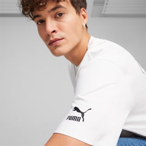 Puma Men White Solid High Neck Lite_L S MN T-shirt