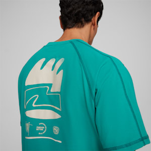 Camiseta DOWNTOWN RE:COLLECTION para hombre, Sparkling Green, extralarge