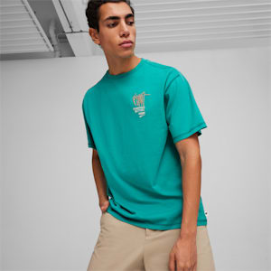 Camiseta DOWNTOWN RE:COLLECTION para hombre, Sparkling Green, extralarge