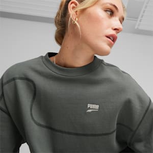 RE:COLLECTION Unisex Crew-Neck Sweatshirt, Mineral Gray, extralarge-IND