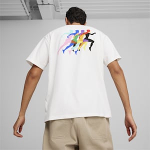 Playera estampada LOVE MARATHON, PUMA White, extralarge