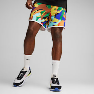 LOVE MARATHON Shorts, PUMA Black-AOP, extralarge-IND