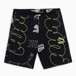 CLASSICS BRAND LOVE Youth Shorts, PUMA Black, extralarge-IND