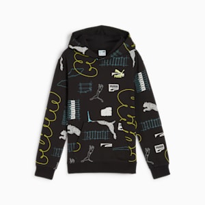 CLASSICS BRAND LOVE Big Kids' Hoodie, PUMA Black, extralarge